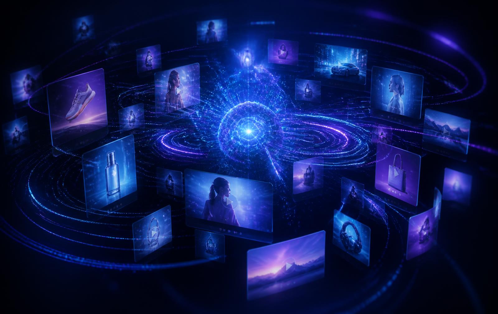 AI generating advertising creative across Google, Meta and video channels